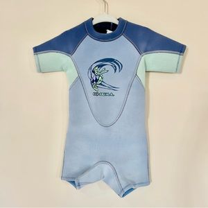 O’Neill Toddler Wetsuit Short Spring Blue Wet suit Size 1